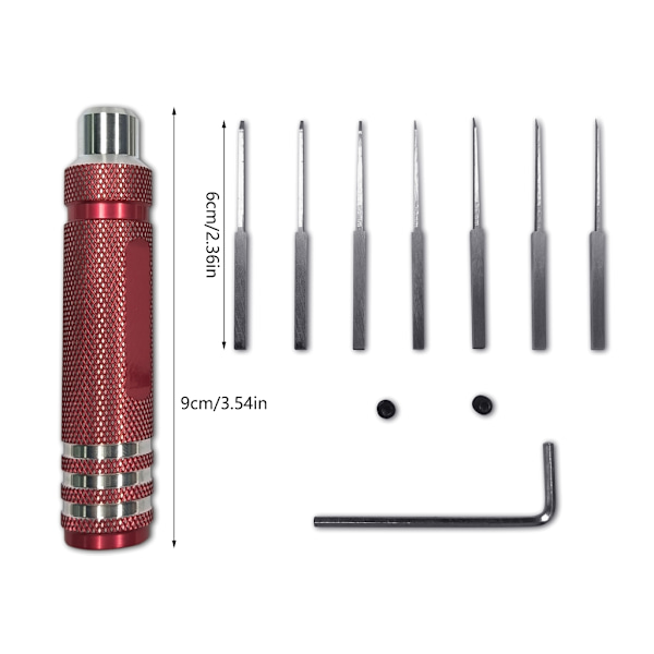 Modellmejsel med 0,1/0,2/0,4/0,6/0,8/1,0/2,0 mm ResinCarved Scriber-linje Modelleringsskrivare Handverktyg
