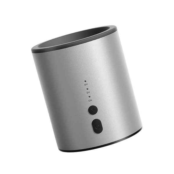 USB Aromaterapi-enhed til voks og olier med blødt glødelys White