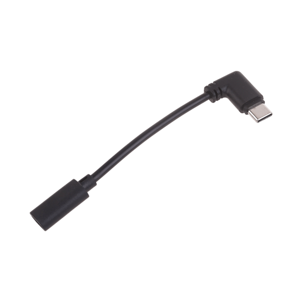 90 Graders Vinkel Dataöverföringskabel Micro USB till Typ C Adapter Sladd