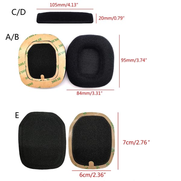A40 A50 gen3 gen4 Gaming Headset Øreputer Pute Hodebånd Tuning Pads Leather Earmuff
