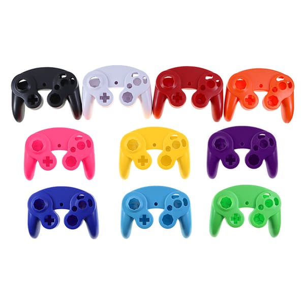 Erstatningskontrollerhusdeksel nedre øvre for skall for NGC Gamecube Repa White