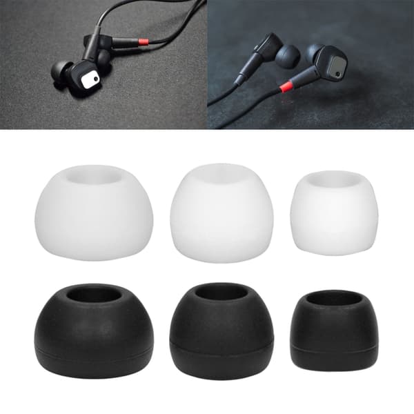 Headsets Ørepropper Erstatning Opgraderede Bløde Ørepropper Til IE80s CX275s Silikone Ørepropper 3 Par Black