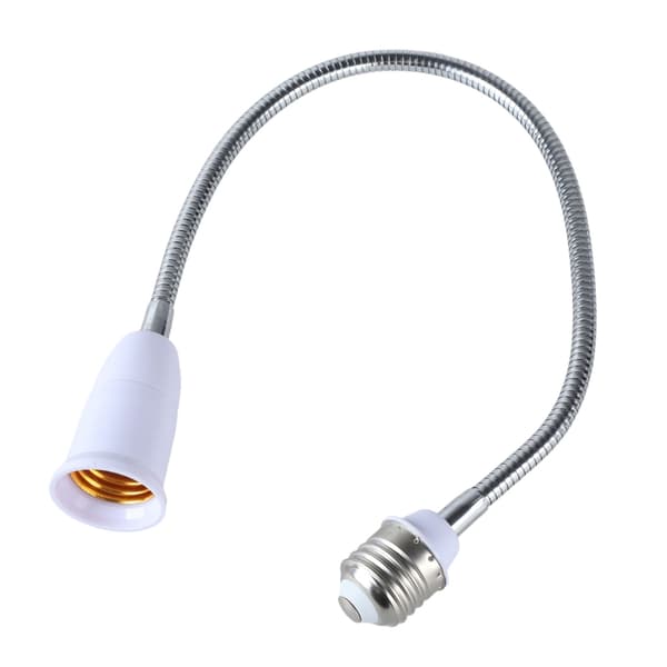 Säädettävä kulma E27 - E27 lampunpidennin, tukee pyöriviä liittimiä 58cm