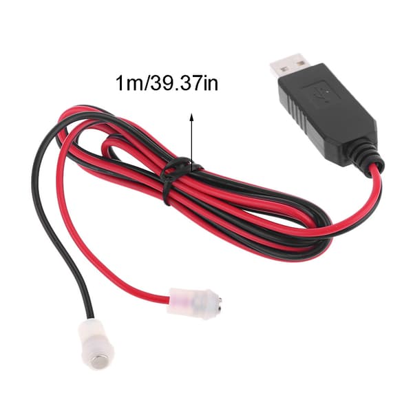 Magnetisk klips USB 5V til 4.2V omformer spenningsomformer strømkabel 3.7V