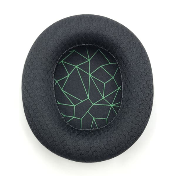 Utskiftbare øreputetrekk Vaskbare nettingstoffputer for Arctis 1 3 5 7 9X Headset Lydisolering White printing