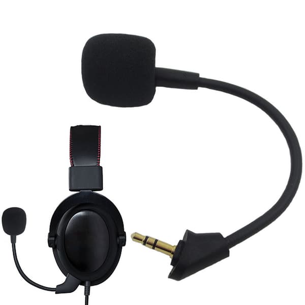 Gaming hovedtelefonmikrofon til Hyper X Cloud til Alpha/Hyper X Cloud til Alpha S headset-tilbehør