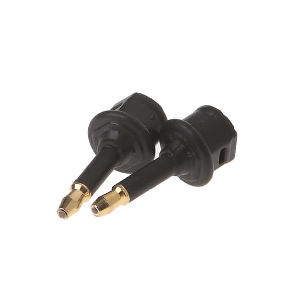 2 stk Toslink Hunn Til 3.5mm Hann Mini Audio Plugg Digital Optisk Adapter Konverter