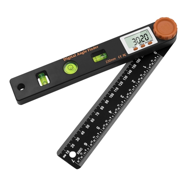 Goniometer Vinkelmätare - Digital Display Vikbar - Mäthjälpmedel Vinkel Linjal