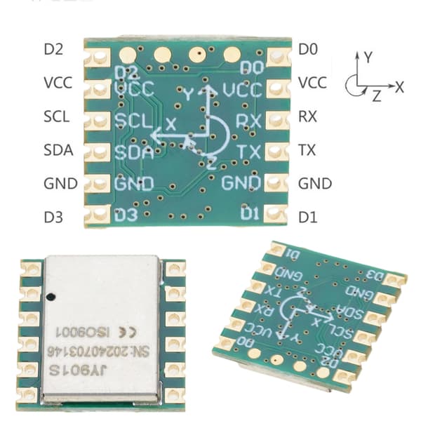 JY901 Seriel Port 9 Accelerometer Vinkel Attitude Sensor Modul Inclinometer