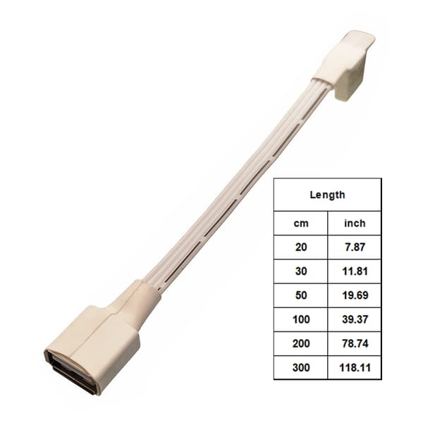 Kort Lang USB 2.0 Forlængerkabel Flere Længdeindstillinger og Bøjede Hoveder til Computerudstyr 2m - LE