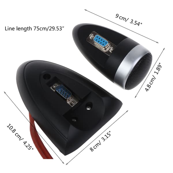 40mm 25 Core Snail Sound Shell Tweeter Chamber Diskant Horn Fast Skall Diskant