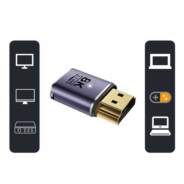Adapter UHD2.1 Konverteringsförlängare Anslutningar Stöder 8K60HZ null - A8K06