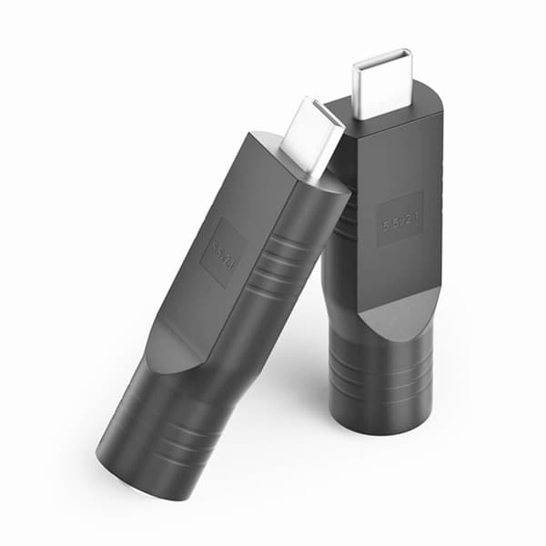 DC5521 till USB C Adapter för Mini Parabolantenn 20V Ingång Typ C till DC5.5x2.1mm Konverterare Stöder 100W Laddning null - Style B