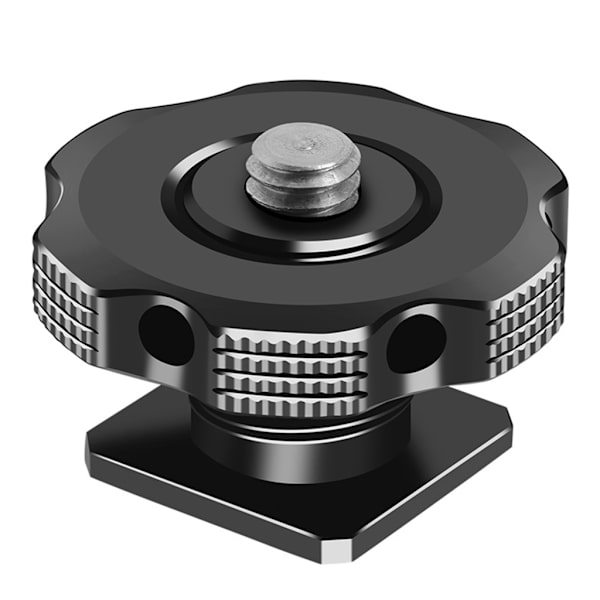 1/4 tum Skruv Kallsko Mount Adapter för DSLR Kamera Rig Kamera Blixt Shoe