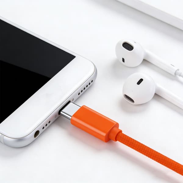 USB C han til 3,5 mm hun stereo adapterkabel til klar lyd 13 cm Green grass