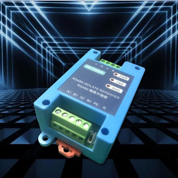 RS485 Hub Isolationsrepeater Dubbla Värd Seriell Port Datadelning Distributor
