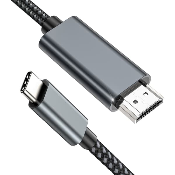 Plug and Play USB C til HDTV-kabel til 4K-output Type C til HDTV-adapter