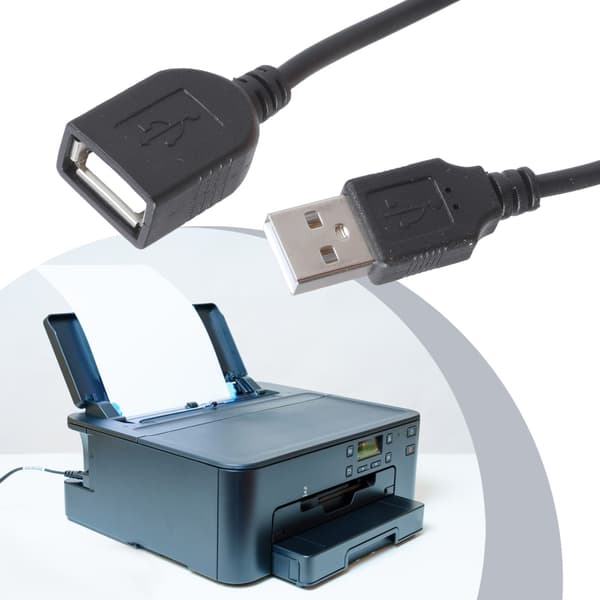 USB han til hun forlængerkabel til pc-tilbehør 30 cm langt