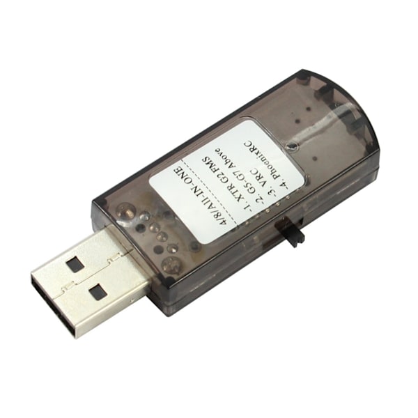 Uppgraderad USB Flygkontroll Plast USB Flygsimulatorer Stödjer G7/G6//5.0/4.0