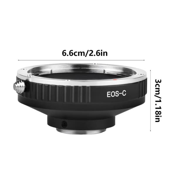 Aluminium EOS til C-objektivfatningsadaptere til EF/EF-S problemfri forbindelse mellem DSLR og filmudstyr