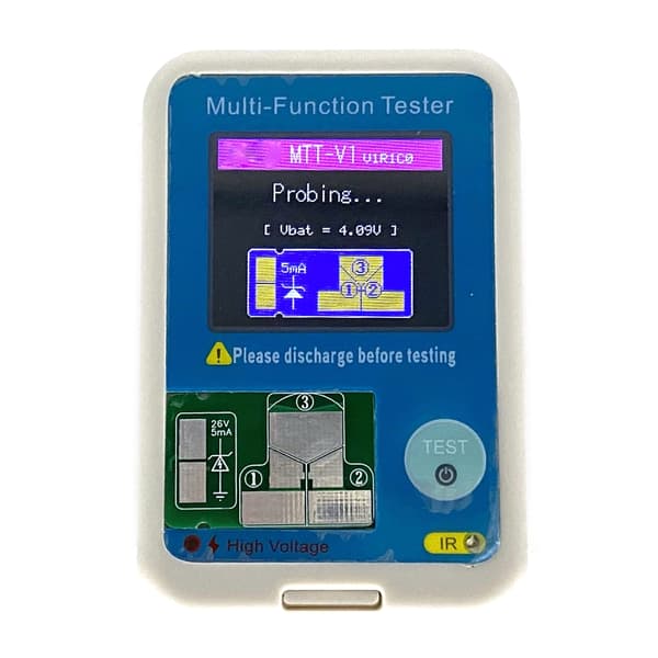 Multimeter Transistor Tester Diode Triode Kondensatorer Motstander Test Meter NPN