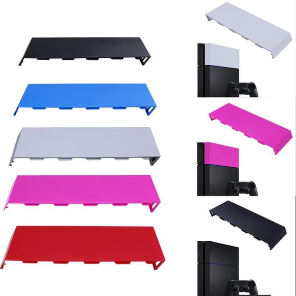 Erstatningsdeksel for konsoll Solid Matt HDD-brønn Harddiskdeksel for skall til etui for konsoll Black