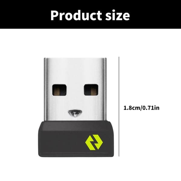 USB-sovitin USB-dongle 2,4 GHz Bolt-sovitin hiirille ja näppäimistöille