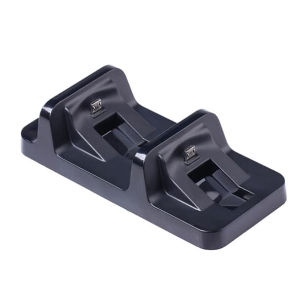 Dobbelt Ladestation til Controller Hurtig Opladningsdock med LED-indikator