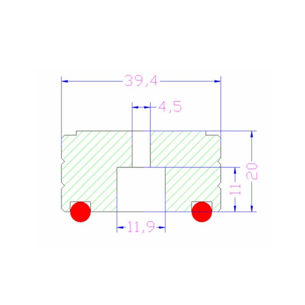4PCS Högtalare Halkfria Fästfötter Isolering Absorberar Stöt Förstärkarbas Silver