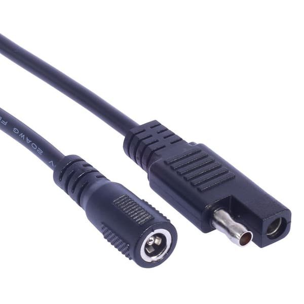25 cm 5521 til SAE-stik Konverter Linjeadapterledning til solcellepanel