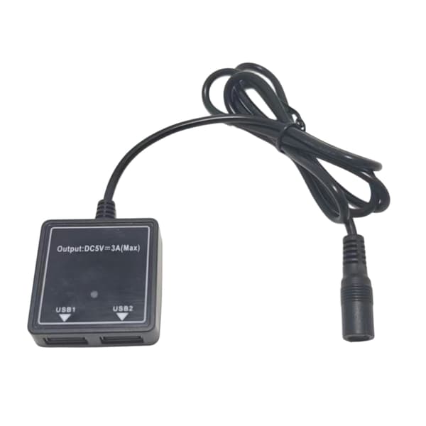 5V3A hurtigladeadapter Solar spenningsregulator 5v-30v for solcellepanel USB-lader for telefonkamera ladeadapter 28cm