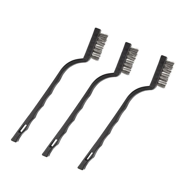 3D Printer Dyse Rengøring 12cm Rustfrit Stål Messing Kobber Trådbørste Værktøj til Dyse-Blok Varm Seng 3STK/Sæt Mix