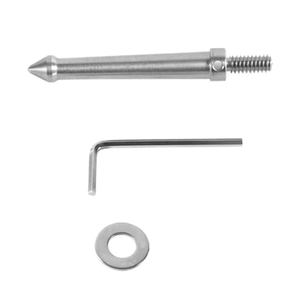 Stativfot i rustfritt stål Jordspydfeste Metalladapter for stativ Monopod null - LS055