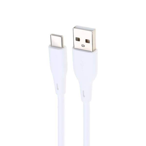 Hurtigladekabel Ledning Strømledning Støtte Hurtiglading & Dataoverføring White Micro-USB