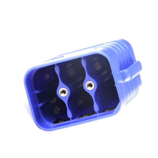 DC 8.4V USB 5V 6x 18650 Batteriopbevaring til etui Boks til cykel LED-lys celle Blue