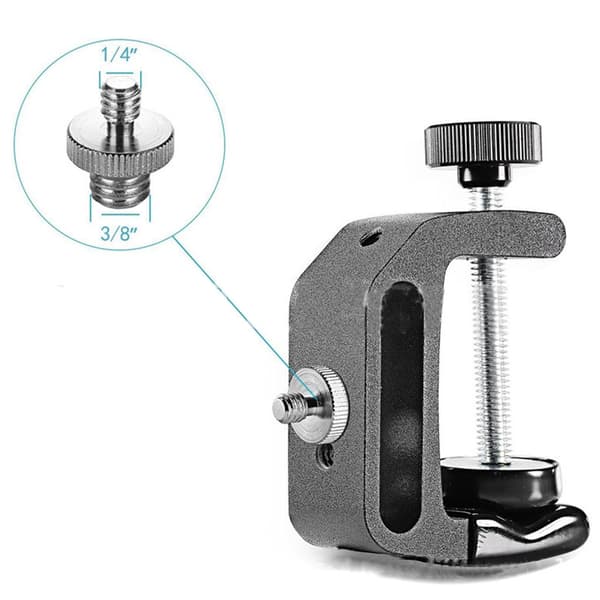 1Set 1/4\" 3/8\" Metallskruvsatser Stativfäste Konvertera Adapter Blixtljusstativ null -  A Package