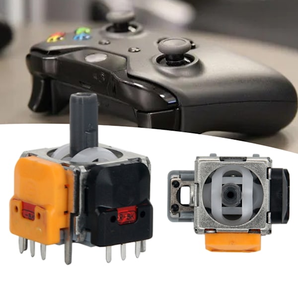 Hall-effekt Analog 3D Rocker Joystick Sensor Tummepinne för Trådlös Styrenhet