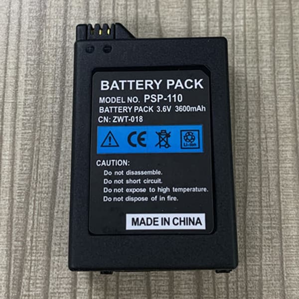2 st bärbara gamepad-batterier 3,6V 3600mah för 2000 för 3000