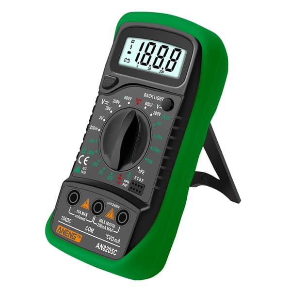 ANENG-AC/DC Amperemeter Volt Ohm Tester Meter Diode-Audion Multimeter med Termoelement Elektrisk Tester Meter 1999 Teller Blue