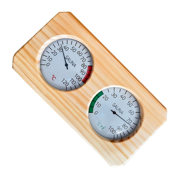 Termometer Hygrometer Temperaturmätare Viktig Sauna Tillbehör för Bastu