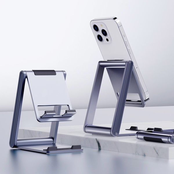 Mobiltelefonställ Vinkel Justerbar Skrivbord för Smart Phone Tablet Stöd Cradl