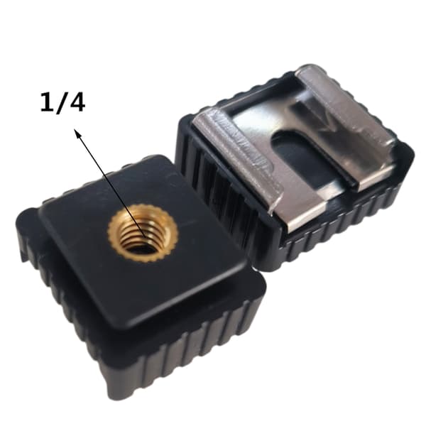 1PC Flash Hot Shoe Mount Adapter SC6 Flashlight Cold Hot Shoe Bracket Mount