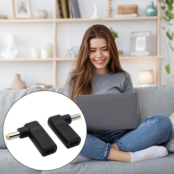 Resevänlig Typ C till DC5.5x2.5mm-adapter för A53V/A55V bärbara datorer Laddningsadapter PD Emulator Triggers Power Delivery