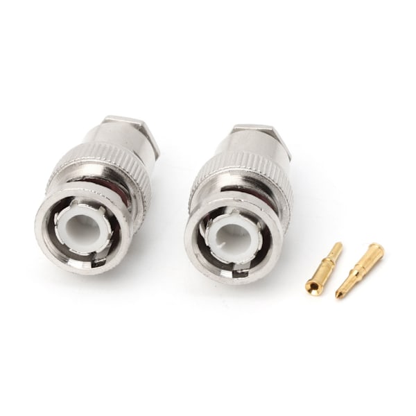 10 st RG58 BNC Hanplugg för CCTV Säkerhet Koaxial Koppling Video BNC-kontakt