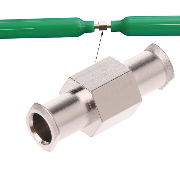 Nickelpläterad 4mm Luer Lock Adapter Koppling Lås Hårdvara Anslutningsdelar