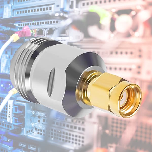 N Hon till SMA Han Stift Rakt RF-kontakt Adapter 50ohm