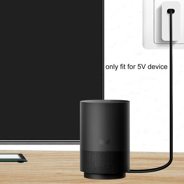 Universal DC Strømadapter Sæt, USB C til DC 5.5x2.1mm Kabel Strømforsyningsstik