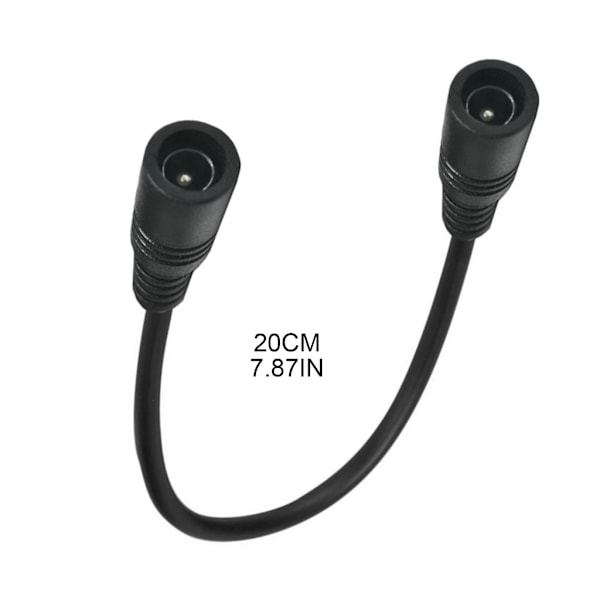 12V Strömförsörjningsadapter Strömförlängningssladd för CCTV Säkerhetskamera LED-ljusremsa Förlängningssladd 5.5mmx 2.1mm