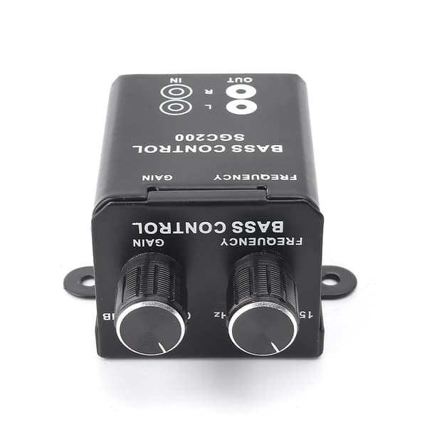 Bil Stereo Regulator Forsterker Bass Subwoofer Stereo Equalizer Kontroller 4 RCA