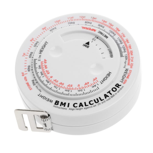BMI Kroppsmasseindex Mätband 150cm Mätverktyg Kalkylator Diet Viktminskning